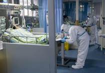 Una terapia intensiva a Wuhan (ANSA)