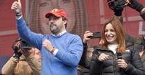 Salvini strappa la piazza alle Sardine. A Bibbiano vince la Lega