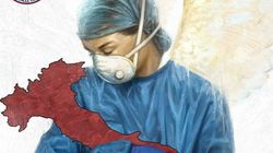 Lomaggio dei carabinieri al personale sanitario che combatte il Coronavirus  gi un