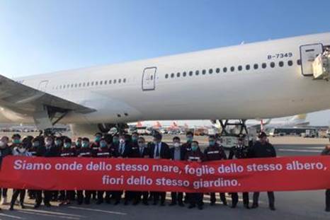 Coronavirus, arrivato il secondo team cinese