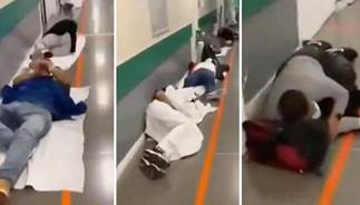 Gli ospedali al collasso in Spagna. Oltre 33 mila contagi, ricoverata