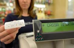 Uno scontrino fiscale  