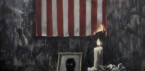 L'opera di Banksy per George Floyd e le proteste contro il razzismo