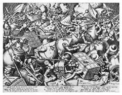 Kampf der Sparkassen gegen die Geldsaecke - Pieter Bruegel d. A ...