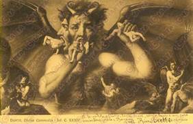 Risultati immagini per inferno Lucifero Dante