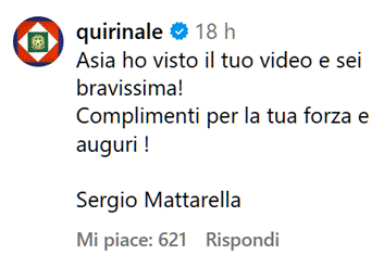 Virgola, Mattarella
