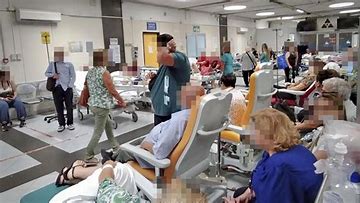 Risultato immagine per malati in barella